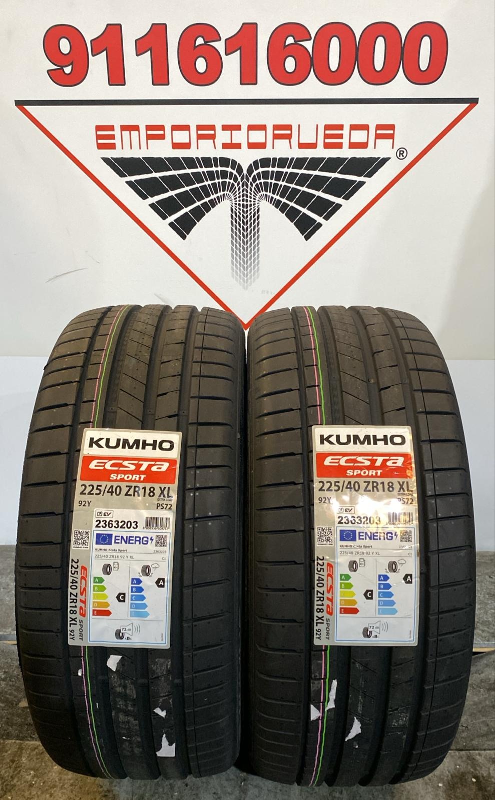 KUMHO ECSTA 225/40 R18 92 Y